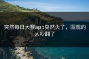 突然每日大赛app突然火了，围观的人吵翻了
